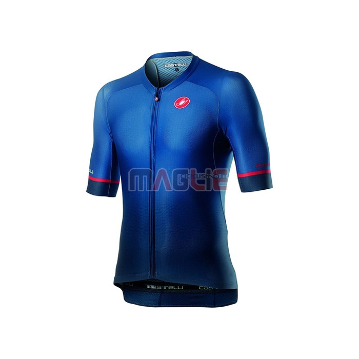 Maglia Castelli Manica Corta 2021 Scuro Nero Blu