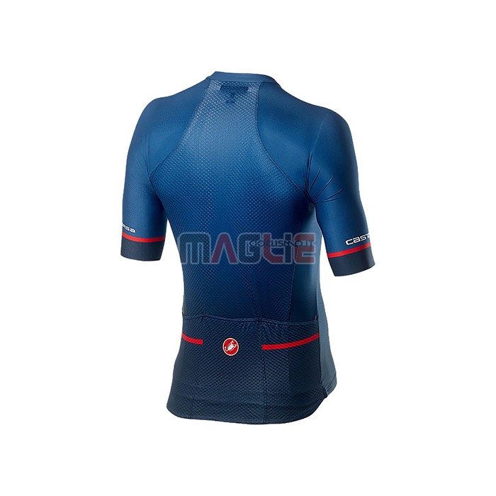 Maglia Castelli Manica Corta 2021 Scuro Nero Blu