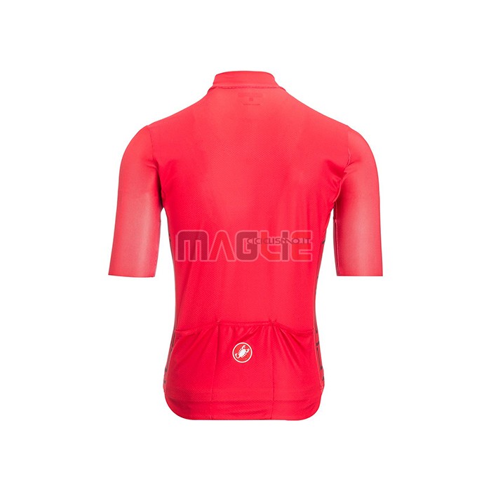 Maglia Castelli Manica Corta 2021 Scuro Rosa