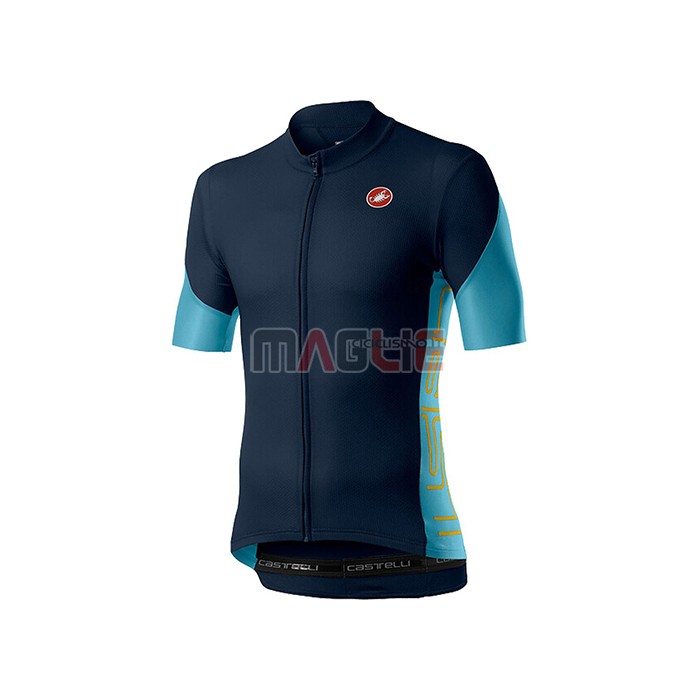Maglia Castelli Manica Corta 2021 Spento Blu