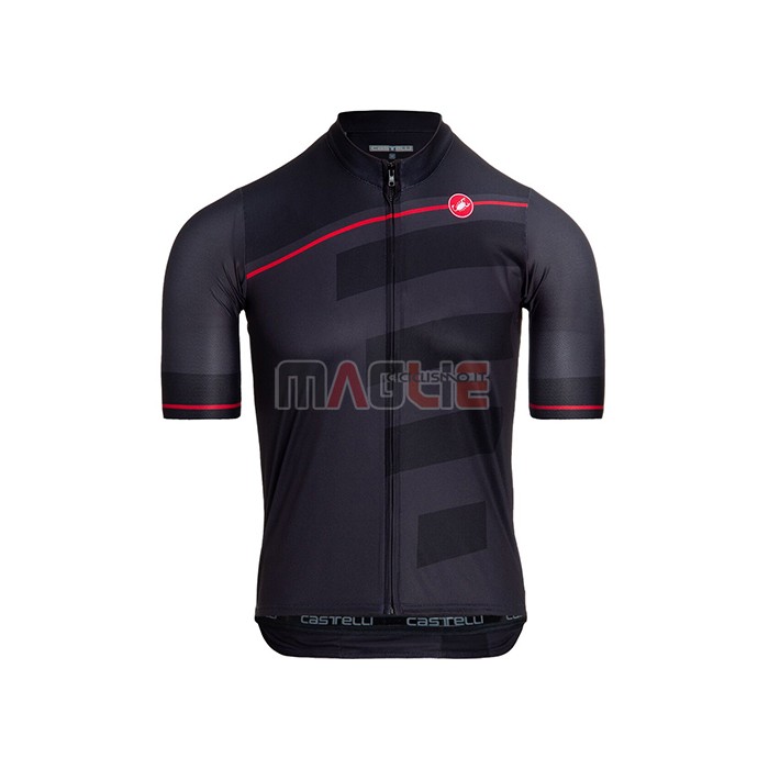 Maglia Castelli Manica Corta 2021 Spento Nero