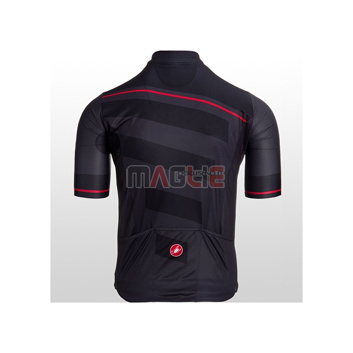 Maglia Castelli Manica Corta 2021 Spento Nero