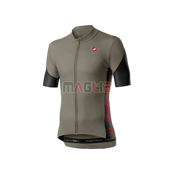 Maglia Castelli Manica Corta 2021 Spento Verde