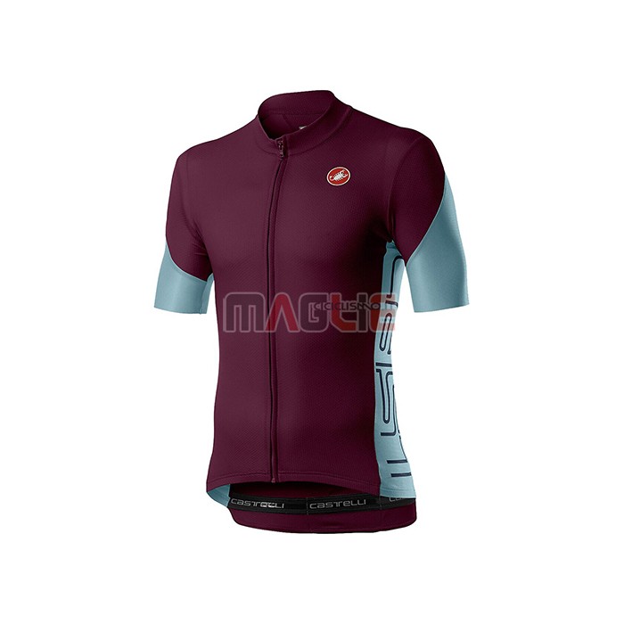 Maglia Castelli Manica Corta 2021 Spento Viola