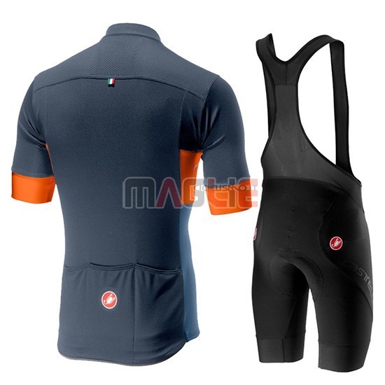 Maglia Castelli Prologo 6 Manica Corta 2019 Grigio Arancione