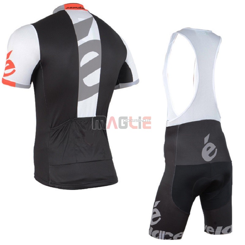 Maglia Cervelo Grigio Manica Corta 2018 Nero