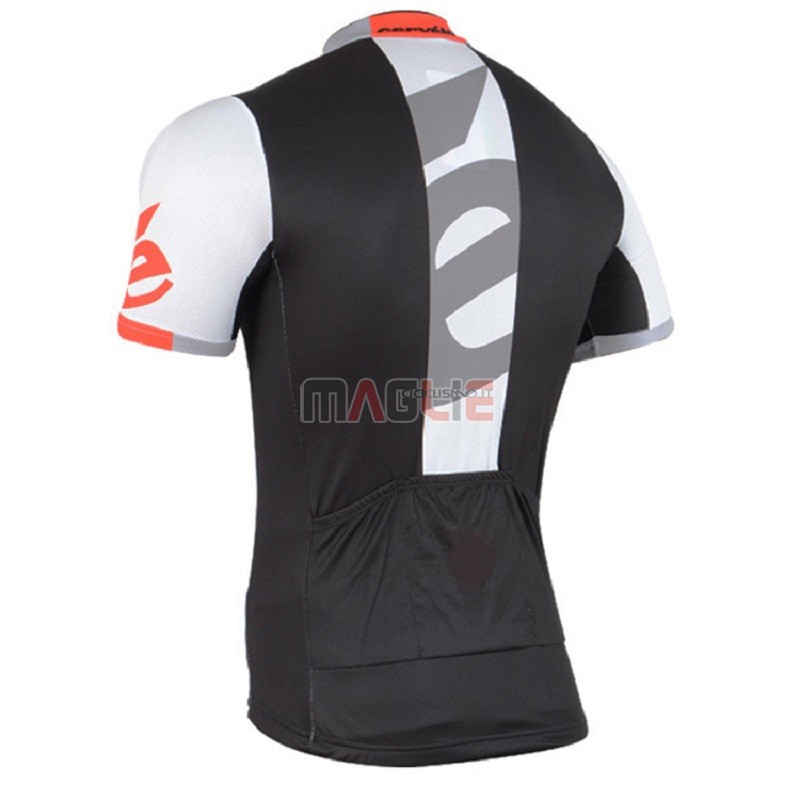 Maglia Cervelo Grigio Manica Corta 2018 Nero