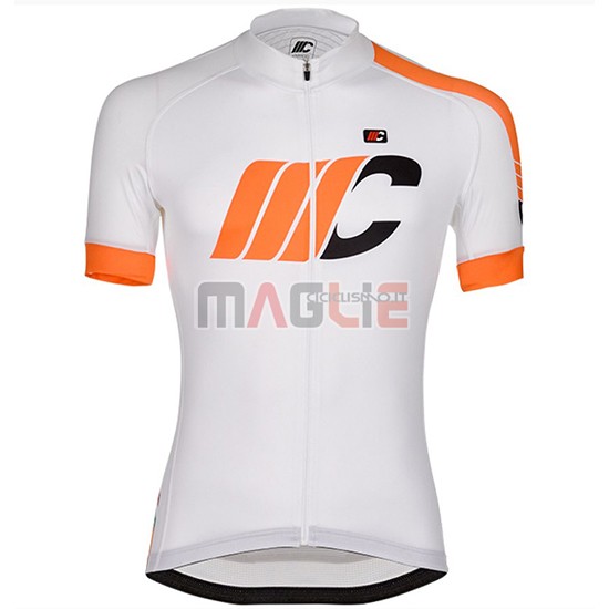 2018 Maglia Cipollini Easy Manica Corta Bianchi e Arancione