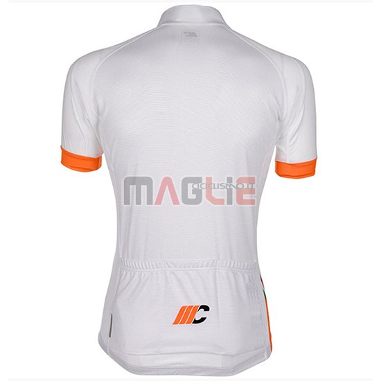 2018 Maglia Cipollini Easy Manica Corta Bianchi e Arancione