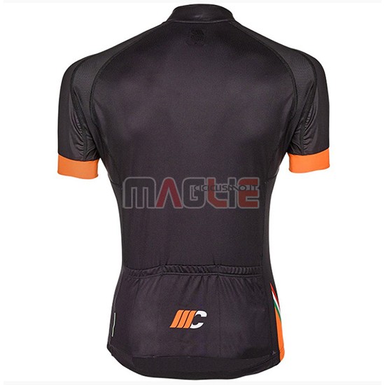 2018 Maglia Cipollini Easy Manica Corta Nero e Arancione