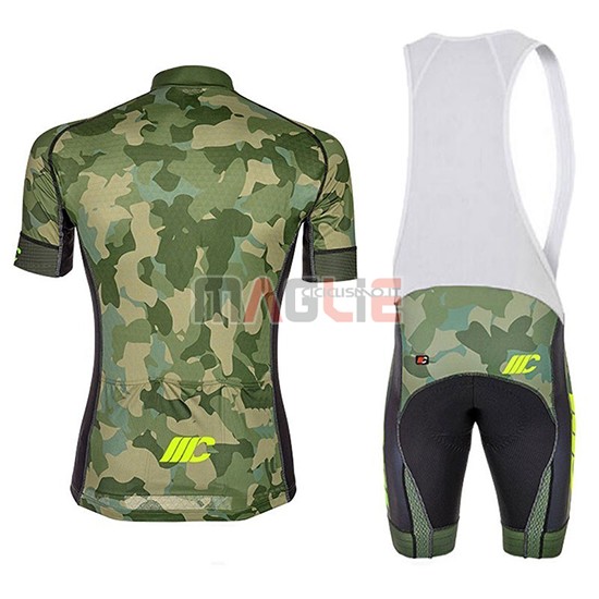 Maglia Cipollini Prestig Camo Manica Corta 2018 Camuffamento Verde