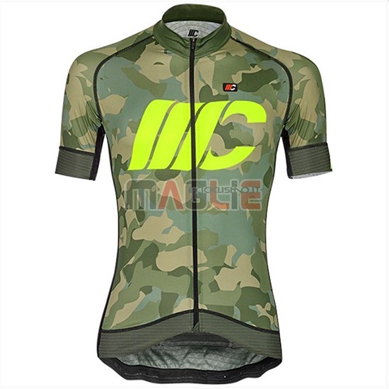 Maglia Cipollini Prestig Camo Manica Corta 2018 Camuffamento Verde