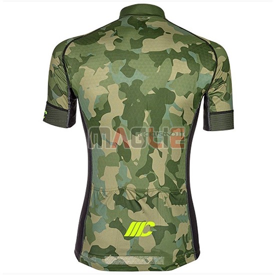 Maglia Cipollini Prestig Camo Manica Corta 2018 Camuffamento Verde