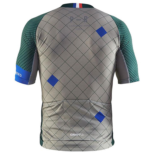 2017 Maglia Craft Monuments argentato e verde