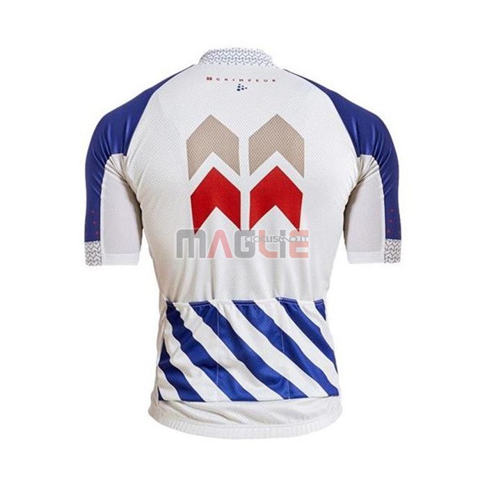 Maglia Craft Manica Corta 2020 Blu Bianco