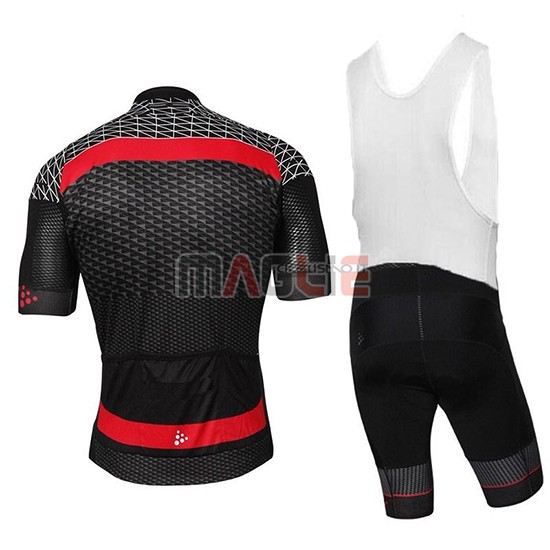 Maglia Craft Route Manica Corta 2018 Nero Rosso