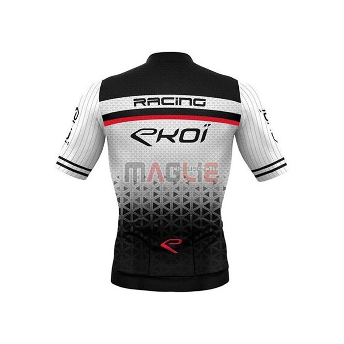 Maglia EKOI Manica Corta 2020 Bianco Nero - Clicca l'immagine per chiudere