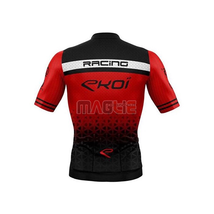 Maglia EKOI Manica Corta 2020 Nero Rosso