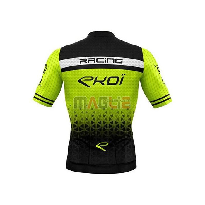 Maglia EKOI Manica Corta 2020 Nero Verde - Clicca l'immagine per chiudere