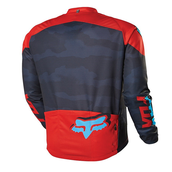 Maglia Fox 2017 Nero e Rosso