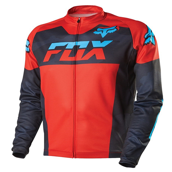 Maglia Fox 2017 Rosso e Nero