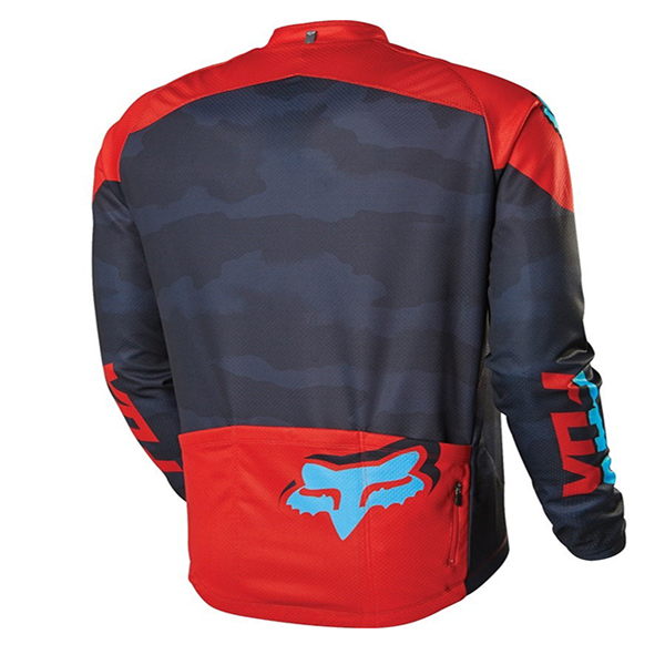 Maglia Fox 2017 Rosso e Nero