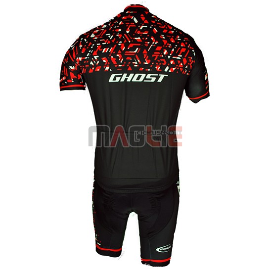 Maglia Ghost Manica Corta 2018 Rosso Nero - Clicca l'immagine per chiudere