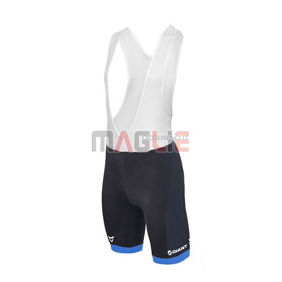 2018 Maglia Giant Club Sport Manica Corta Blu e Nero