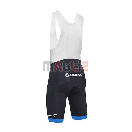 2018 Maglia Giant Club Sport Manica Corta Blu e Nero