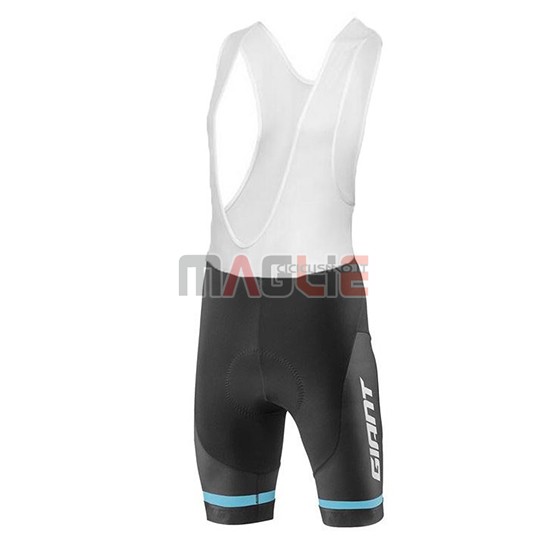 2018 Maglia Giant Elevate Manica Corta Blu e Nero