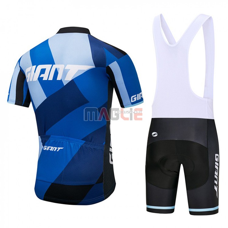 Maglia Giant Manica Corta 2018 Blu e Nero