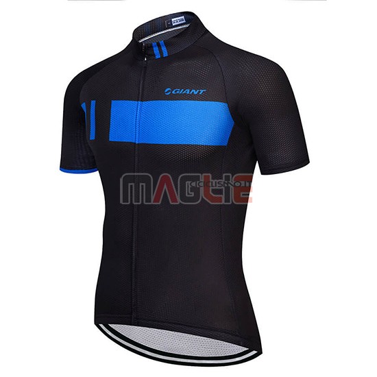 Maglia Giant Manica Corta 2018 Nero e Blu