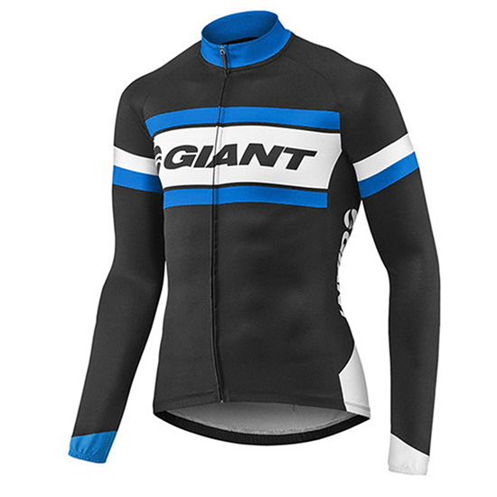 Maglia Giant Manica Lunga 2017 blu e nero - Clicca l'immagine per chiudere