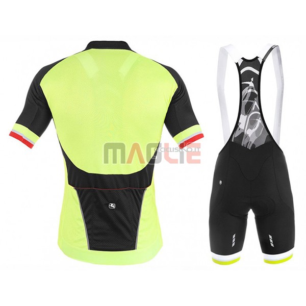 Maglia Giordana Manica Corta 2017 Giallo