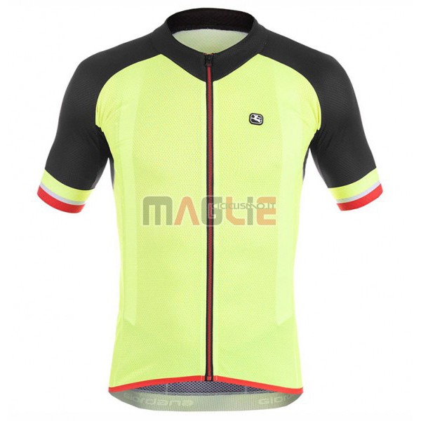 Maglia Giordana Manica Corta 2017 Giallo