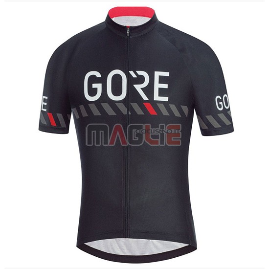 2018 Maglia Gore C3 Manica Corta Nero