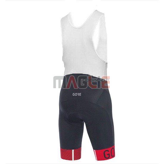 2018 Maglia Gore C3 Optiline Manica Corta Rosso e Nero - Clicca l'immagine per chiudere