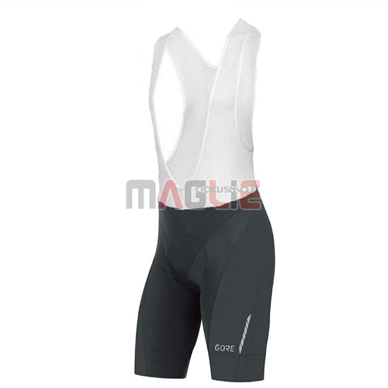 2018 Maglia Gore C7 CC Manica Corta Nero e Rosso