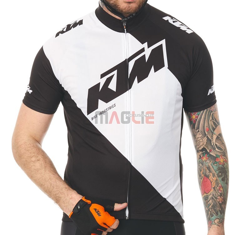 Maglia KTM Manica Corta 2018 Bianco