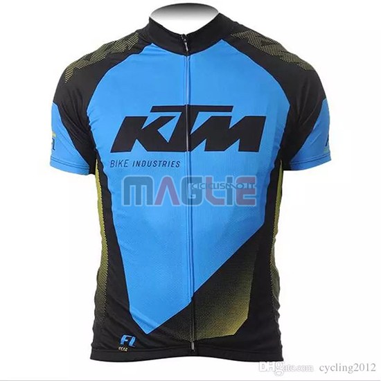 Maglia KTM Manica Corta 2018 Blu Nero