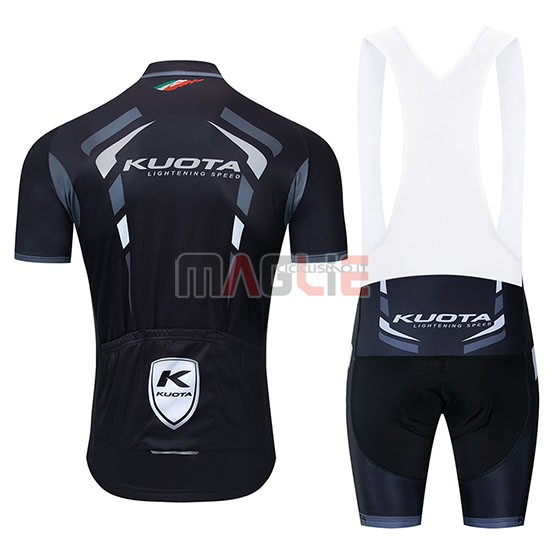 Maglia Kuota Manica Corta 2019 Nero Bianco