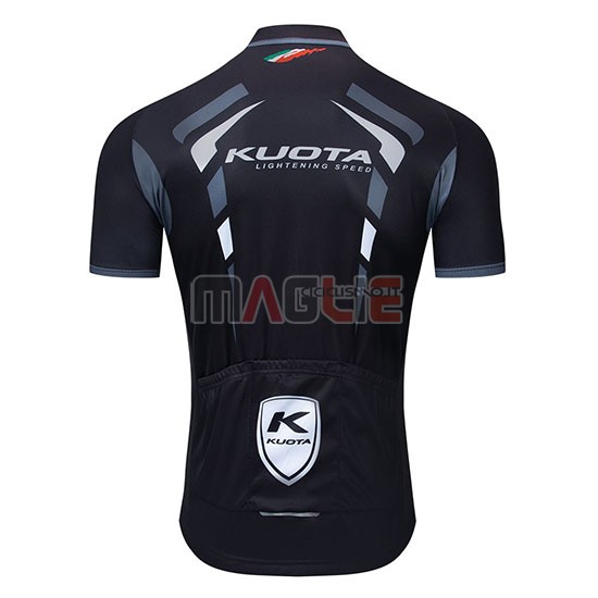 Maglia Kuota Manica Corta 2019 Nero Bianco - Clicca l'immagine per chiudere