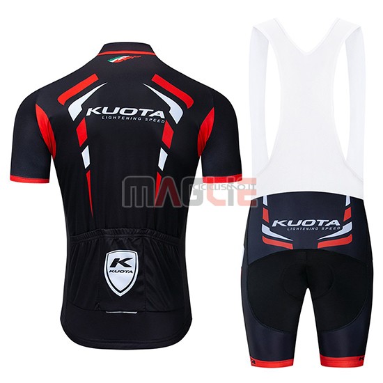 Maglia Kuota Manica Corta 2019 Nero Rosso