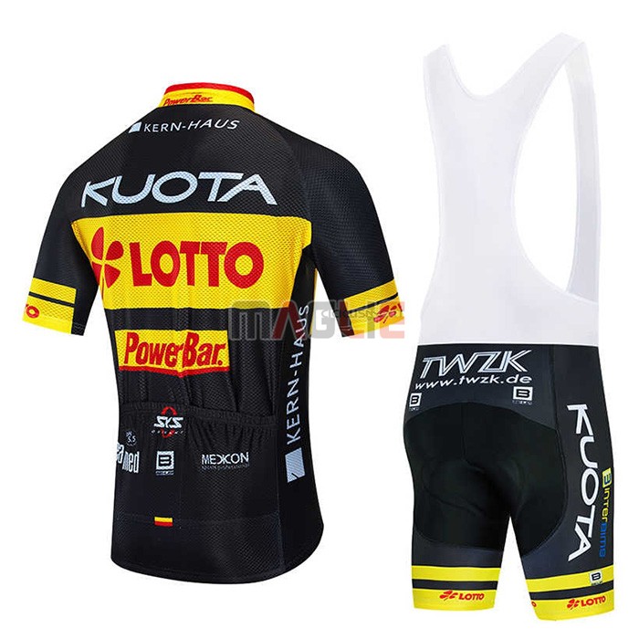 Maglia Kuota Manica Corta 2020 Nero Giallo