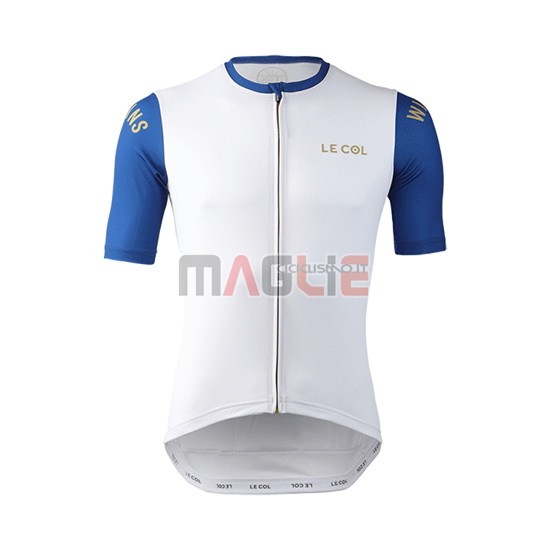 Maglia Lecol Manica Corta 2019 Bianco Blu