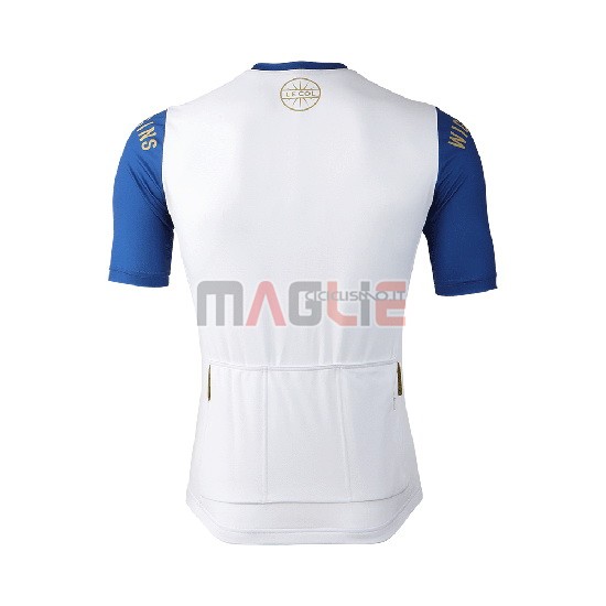 Maglia Lecol Manica Corta 2019 Bianco Blu