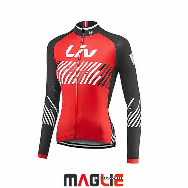 Maglia Liv Manica Lunga 2017 Rosso