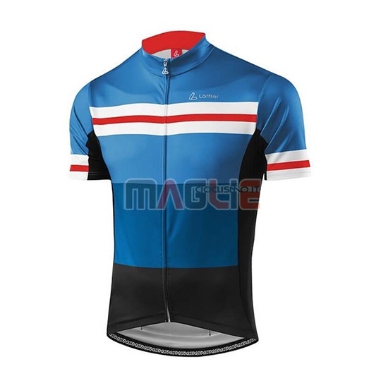 Maglia Loffler Manica Corta 2018 Nero Blu