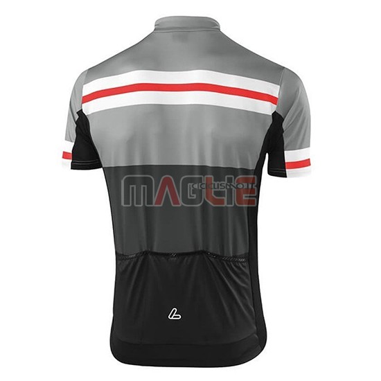 Maglia Loffler Manica Corta 2018 Nero Grigio