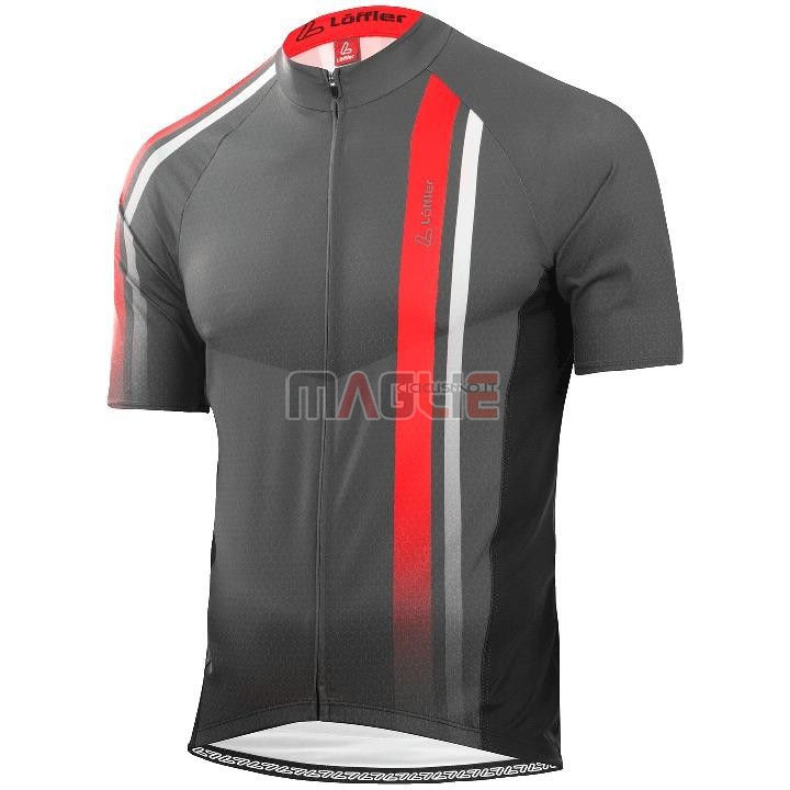 Maglia Loffler Manica Corta 2020 Nero Bianco Rosso - Clicca l'immagine per chiudere